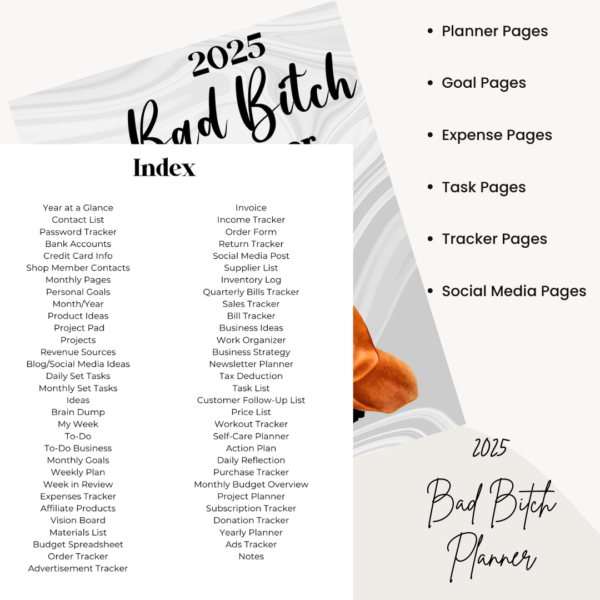 2025 Bad B*tch Planner - Image 3