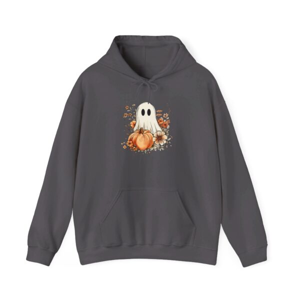 Adorable Ghost w Pumpkin Hoodie - Image 6