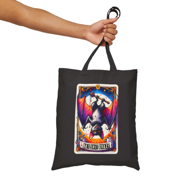 Bat Sh*t Crazy Canvas Tote - Image 3