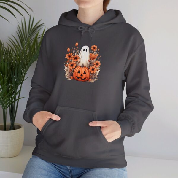 Cute Ghost w Jack O'Lantern Hoodie - Image 9