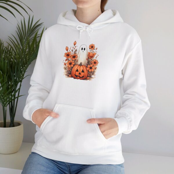 Cute Ghost w Jack O'Lantern Hoodie - Image 13