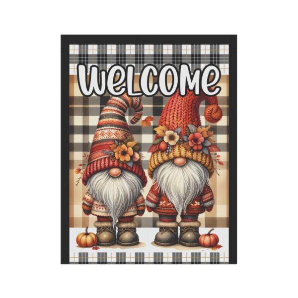 Autumn Gnome Welcome Garden Flag - Image 6