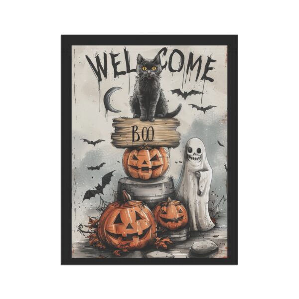 Spooky Welcome Garden Flag - Image 6