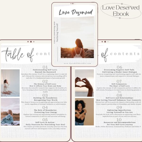 Love Deserved: Path to Embracing and Nurturing Yourself Ebook - Image 2