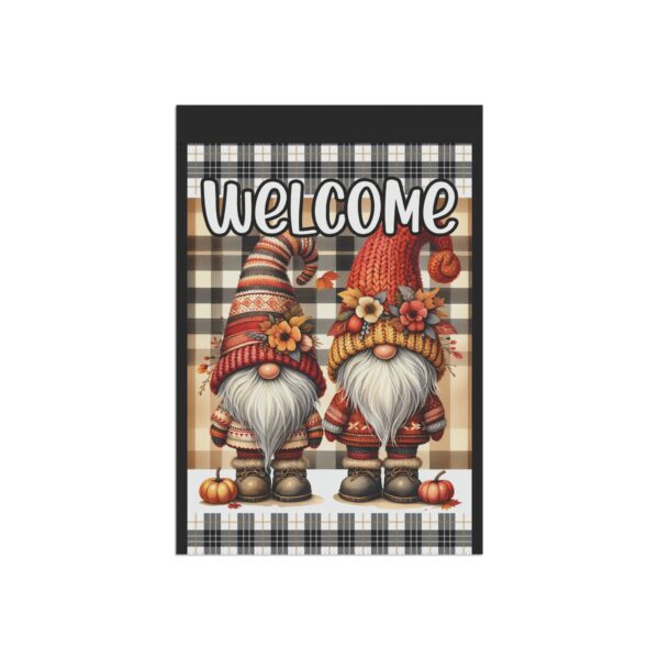 Autumn Gnome Welcome Garden Flag - Image 3