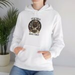 “Stay Wild, Moon Child” Hoodie – Woman, Flowers & Moon Phases Design