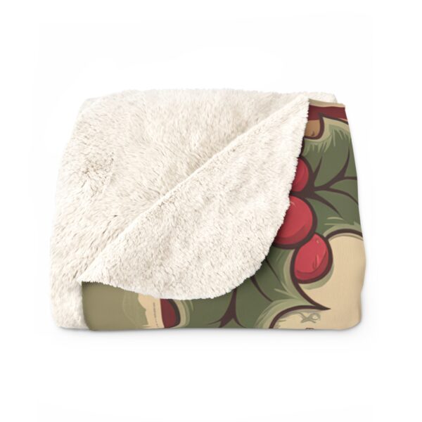 Vintage Gingerbread Man Sherpa Blanket – A Joyous Christmas in Cozy Style - Image 5