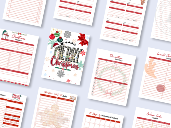 Ultimate Printable Christmas Planner | 32-Page Holiday Organizer