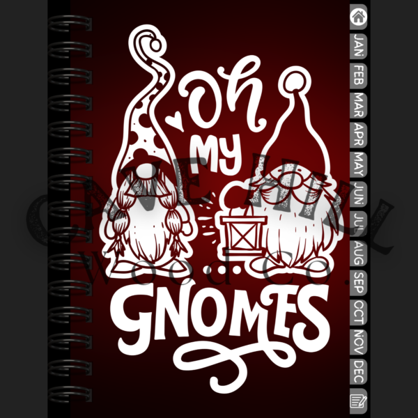 Undated Minimalist Digital Planner – 'Oh My Gnome' Edition | Cute Gnome Cover | Hyperlinked for Easy Navigation - Image 5