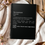 Accountant Definition Notebook – Funny & Functional Gift for Accountants