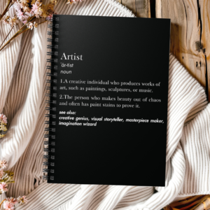 Artist Definition Notebook – Creative & Funny Gift for Artists