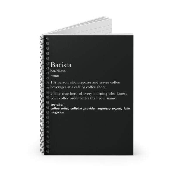 Barista Definition Notebook – Fun & Quirky Gift for Coffee Lovers and Baristas - Image 3