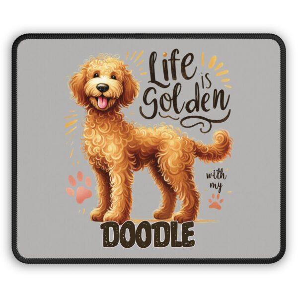 Life is Golden with My Doodle Mouse Pad – Cute Desk Accessory for Doodle Lovers - Image 2