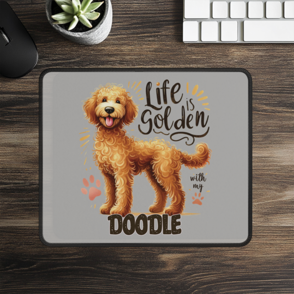 Life is Golden with My Doodle Mouse Pad – Cute Desk Accessory for Doodle Lovers