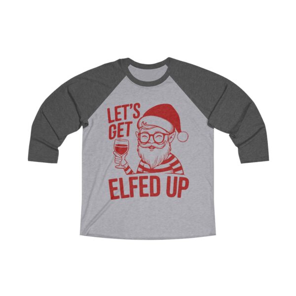 "Let's Get Elfed Up" Funny Elf Wine Tee – Holiday Party Shirt - Image 3