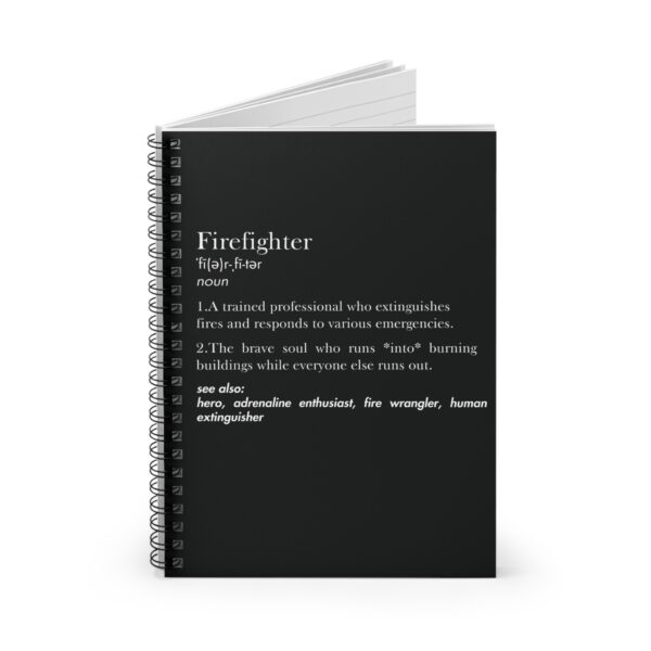 Firefighter Definition Notebook – Fun & Thoughtful Gift for Firefighters - Image 3