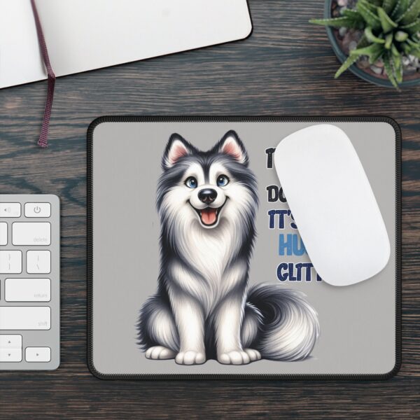 It’s Not Dog Hair, It’s Husky Glitter Mouse Pad – Fun Desk Accessory for Husky Lovers - Image 4