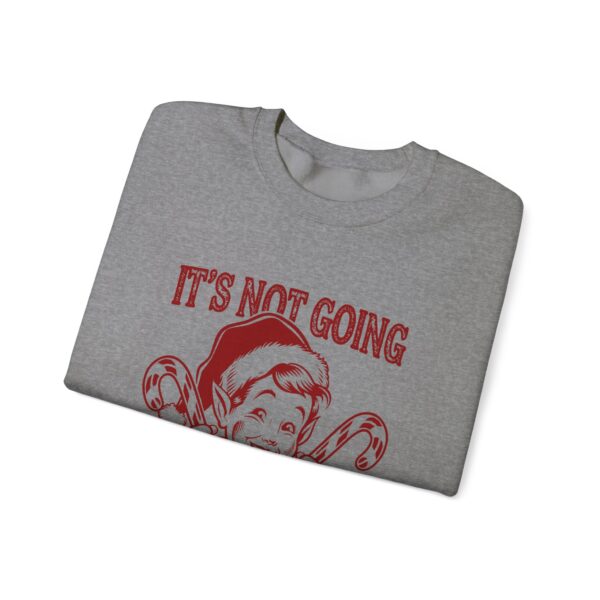 "It's Not Going to Lick Itself" Funny Elf Christmas Sweatshirt - Image 9