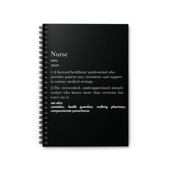 Nurse Definition Notebook – Funny & Thoughtful Gift for Nurses - Image 2