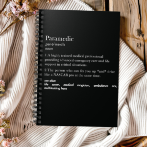 Paramedic Definition Notebook – Fun & Practical Gift for Paramedics