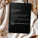 Police Officer Definition Notebook – Unique & Thoughtful Gift for Police Officers