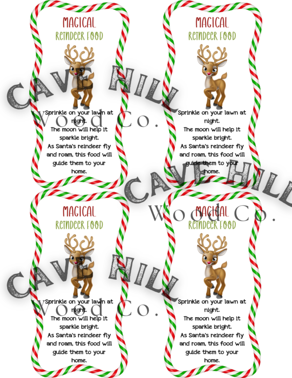 Santa’s Magical Christmas Bundle – Customizable Letter from Santa, Nice List Certificate, Reindeer Food Tags, Activity Book, and Santa’s Magic Key - Image 4