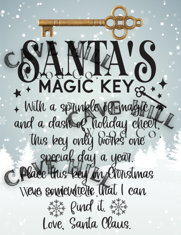 Santa’s Magical Christmas Bundle – Customizable Letter from Santa, Nice List Certificate, Reindeer Food Tags, Activity Book, and Santa’s Magic Key - Image 6