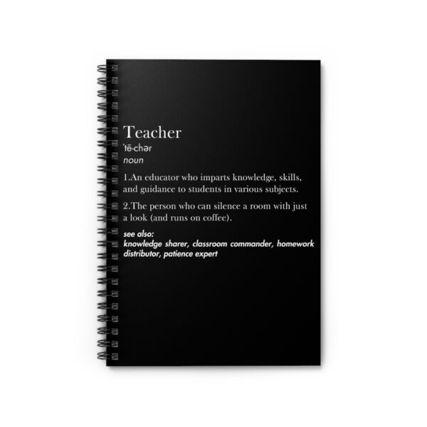 Teacher Definition Notebook – Funny & Practical Gift for Teachers - Image 2