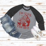 “I Do It for the Ho’s” Funny Santa Thumbs Up Tee – Holiday Humor Shirt