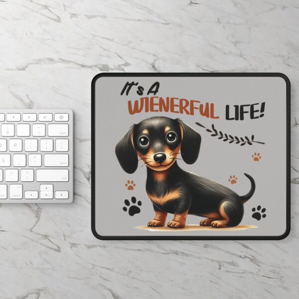 It’s a Wienerful Life Dachshund Mouse Pad – Cute and Funny Desk Accessory for Dachshund Lovers - Image 3