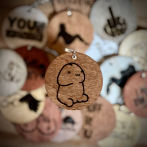 Tally D. Whacker - Wood Burned Keychain | Motivational Keychain | Funny Gift | Daily Inspiration